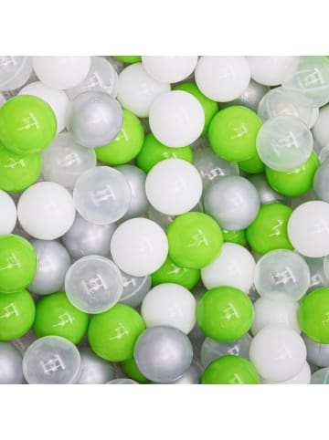 LittleTom 200 Bällebadbälle Emma 5,5 cm im 4-Farben-Mix