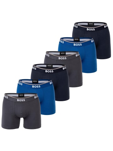 BOSS Boxershort 6er Pack in Blau