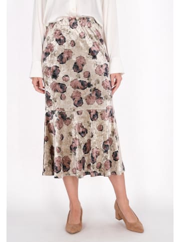 Albee Women Skirt in Beige Multicolor