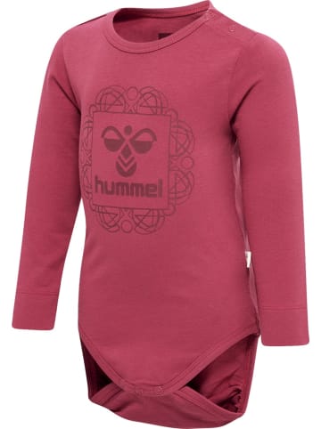 Hummel Kinder Langarmbody "Hmlhelga Body L/S" in Rot