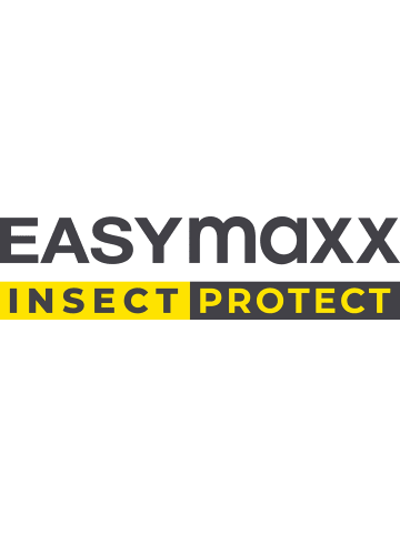 EASYmaxx Moskitonetz 150x130cm schwarz 12 Magnetbefestigung für Fenster  Schwarz