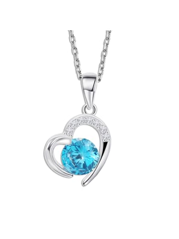 LOTUS silver Anhänger Silber 925 Sterling Silber Herz Halsketten
