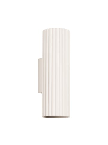 Licht-Erlebnisse Wandlampe (B)6.5 x (H)20 cm in Creme