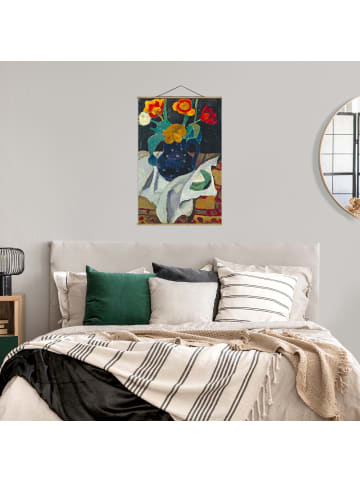 WALLART Stoffbild - Paula Modersohn-Becker - Stillleben mit Tulpen in Bunt