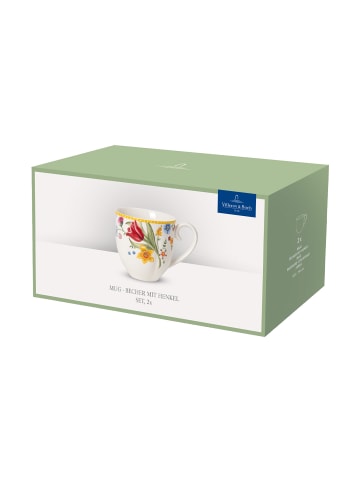 Villeroy & Boch 2er Set Henkelbecher Spring Awakening 390 ml in bunt