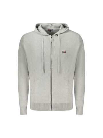 NORWAY 1963 Grau Polyamid Herren Strickjacke