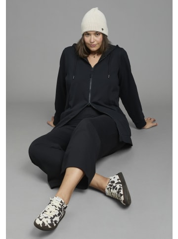 Laura Scott Kapuzensweatjacke in schwarz
