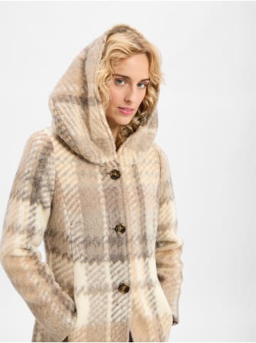 AMBER & JUNE Jacke in vanille melange - 0003