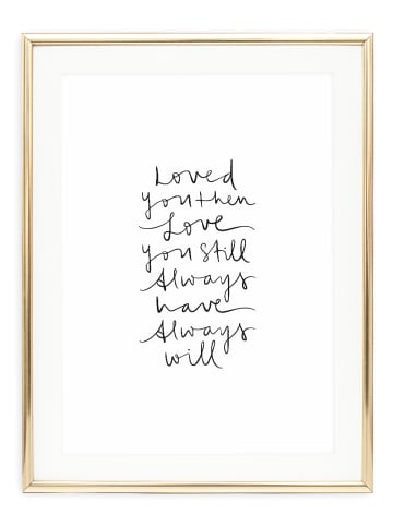 Tales by Jen Poster / Kunstdruck "Loved you then" I Ohne Rahmen