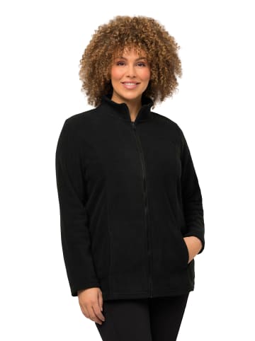 Ulla Popken Sweatjacke in schwarz