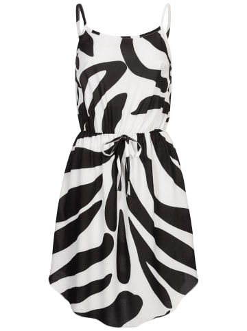 Cloud5ive Cloud5ive Dress with zebra print in beige/black