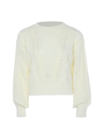 Blonda Sweater in WOLLWEISS