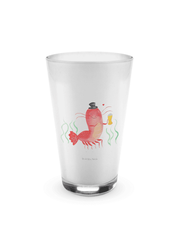 Mr. & Mrs. Panda Blümchentailglas Hummer Weizen ohne Spruch in Transparent