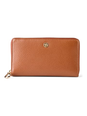 Esquire Alexandria Geldbörse RFID Schutz Leder 17 cm braun