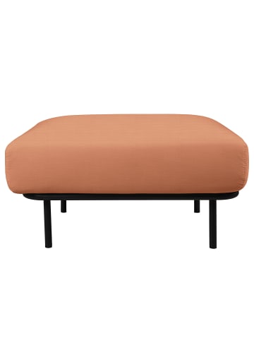 home24 home24 Outdoor-Hocker - Beige - Olefin & Aluminium - 86 x 44 x 66 cm in Lachs