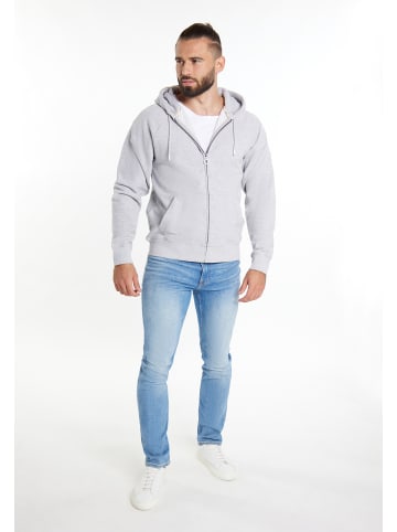 DreiMaster Maritim Sweatjacke in Grau Melange