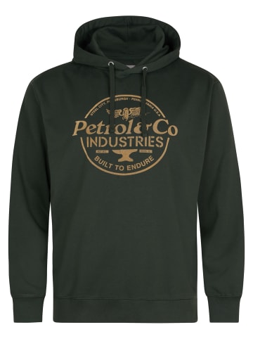 Petrol Industries Hoodie mit Grafikprint in großen Größen ridgeview in Grün