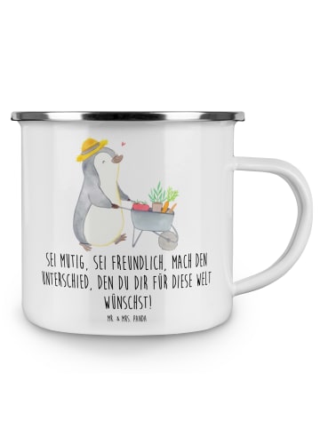 Mr. & Mrs. Panda Pott Freundlichkeiten verbreiten mit Spruch in Weiß