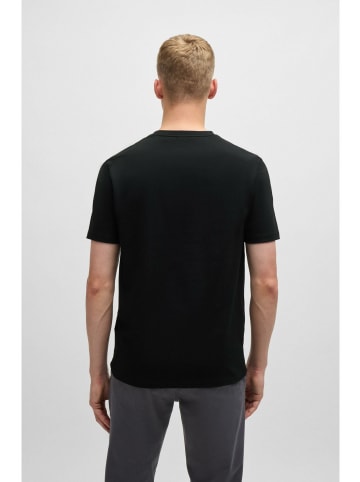 Hugo Boss Rundhals T-Shirt für Damen in schwarz
