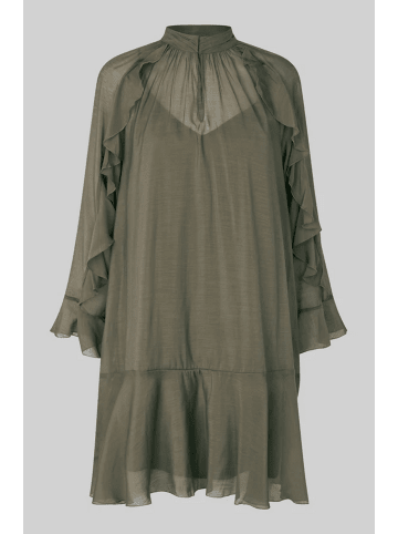 SECOND FEMALE NAJE FRILL DRESS in Tarmac