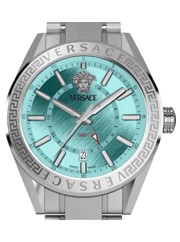 Versace Analoguhr für Herren in silber