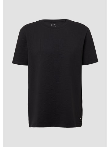 QS T-Shirt in 9999_schwarz