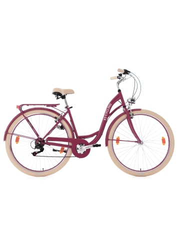 KS CYCLING Damenfahrrad 28'' Balloon in Rot