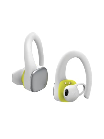 Hama Spirit Athletics, TWS, Ohrbügel, Weiß in Weiß