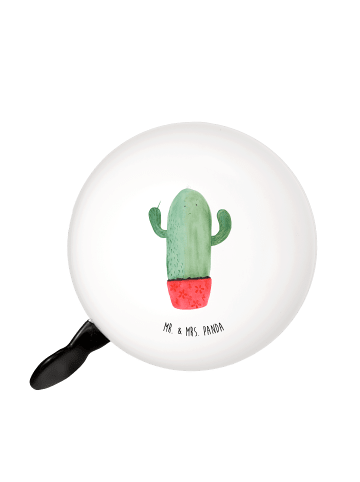 Mr. & Mrs. Panda Fahrrad Klingel Kaktus Wut ohne Spruch in Weiß