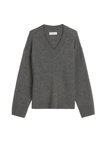 Marc O'Polo V-Neck-Pullover relaxed in Rocky Grey Melange