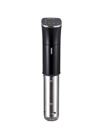 Melchioni Family SUSY Vakuumierer, 1200W, Handpumpe und 10 Beutel für perfektes Garen in Silber