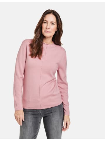 Gerry Weber Pullover Langarm Rundhals in Dusty Rose