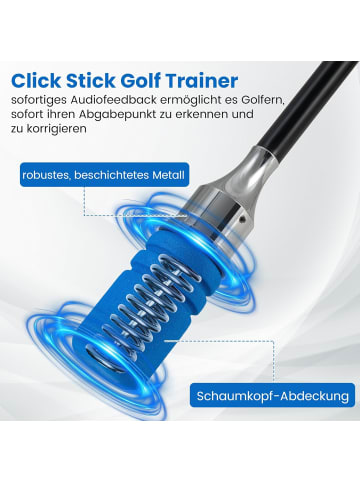COSTWAY Golf Swing Trainer 80 cm in Blau