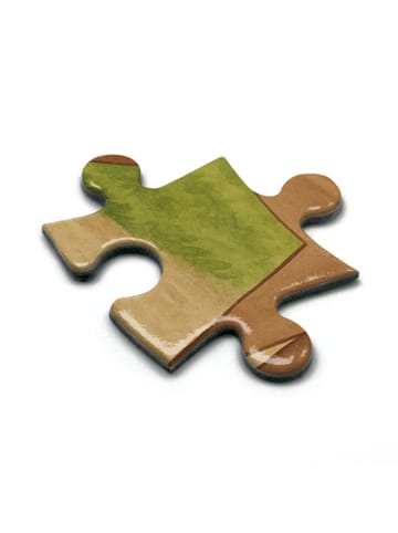 Mr. & Mrs. Panda Puzzle Hund Dogge Design ohne Spruch in Weiß