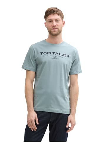 Tom Tailor 2er-SET T-Shirt mit Aufdruck The Casual Department 1962 in Grau