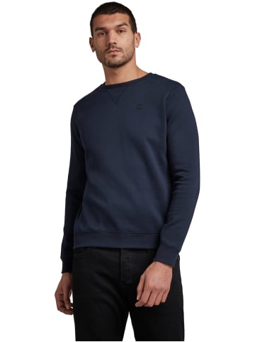 G-Star Pullover Premium Basic Hooded in Blau