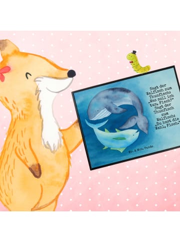 Mr. & Mrs. Panda schreibtischunterlage Walfisch Thunfisch Design... in Weiß