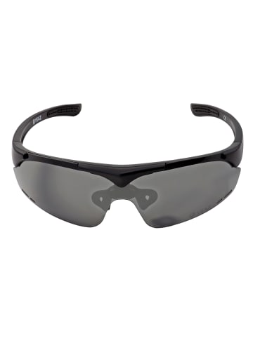 YEAZ SUNUP Magnet-Sport-Sonnenbrille in mattschwarz