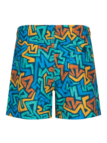 Trollkids Shorts Haukland in glow blue/navy