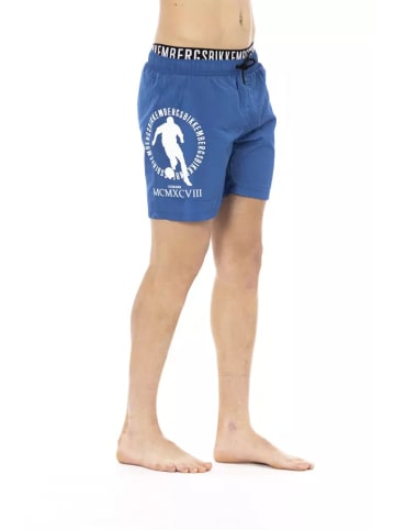 Bikkembergs Blau Schwarz Polyester Herren Badeanzug