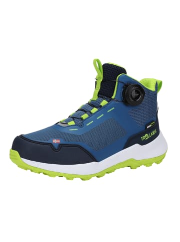 Trollkids Wanderschuhe "Trollfjord" in Petrol/ LimegrÃƒÂ¼n