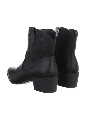 Ital-Design Stiefelette in Schwarz