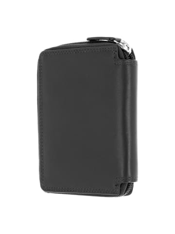 Golden Head Polo Geldbörse RFID Schutz Leder 12.5 cm in schwarz