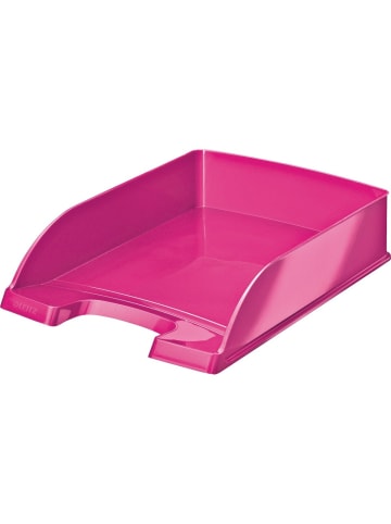 Leitz Briefablage Wow A4 Kunststoff pink metallic