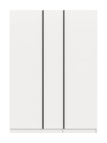 ebuy24 Kleiderschrank Oakland Weiß 130 x 53 cm