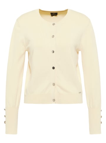 DreiMaster Damen Strickjacke in Wollweiss