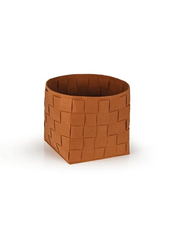 N8WERK Aufbewahrungskorb Filz 40cm rostbraun  Braun