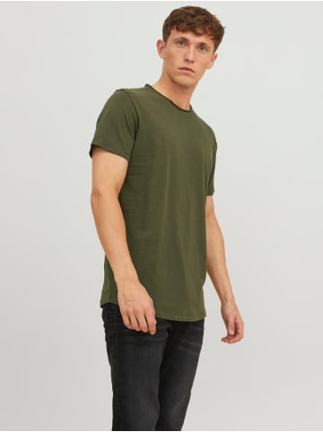 Jack & Jones Basic T-Shirt Rundhals Kurzarm JJEBASHER in Grün