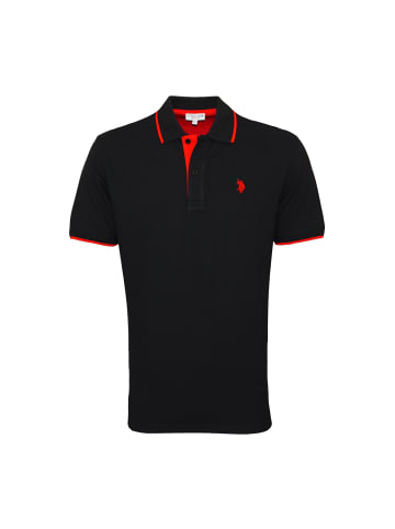 U.S. Polo Assn. Poloshirt in schwarz