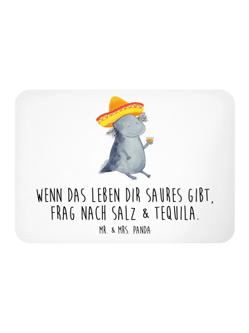 Mr. & Mrs. Panda magnet für kühlschrank Axolotl Tequila mit Spruch in Weiß
